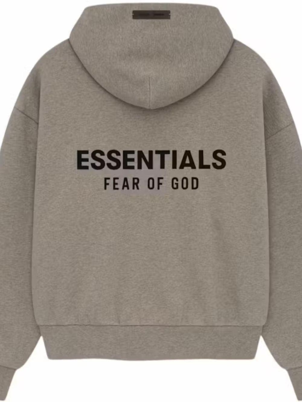 Essentials Men's Heather Gray Hoodie with Logo